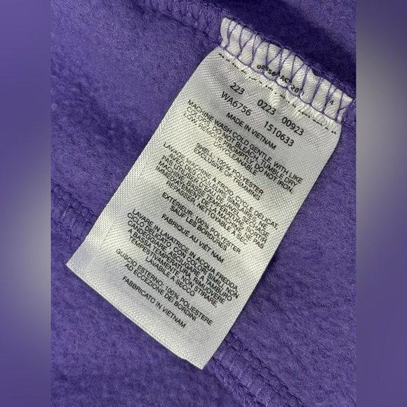 Columbia Toddler Girls Purple Fleece Jacket Size 3T Benton Springs Full Zip Coat - Picture 14 of 14